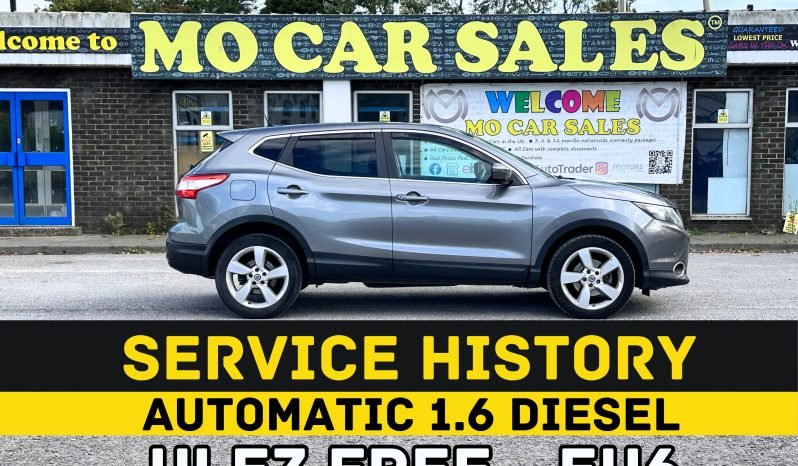 
								AUTOMATIC_1.6 Diesel ULEZ_2016 Nissan Qashqai_11m MOT_113k Miles_Sat-Nav_360 Cam_x2 Keys_3 months Warranty* full									