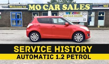 
									AUTOMATIC_1.2 Petrol_2014 Suzuki Swift_11m MOT_109k Miles_Srvc Hstry_Keyless_3m Warranty_3 months Warranty* full								