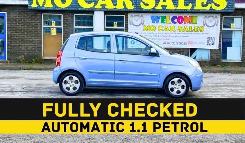 
								AUTOMATIC_1.1 Petrol_2009 Kia Picanto_07m MOT_41k Miles_Low 2 Insure_P-Snsrs_FXD PRICE full									