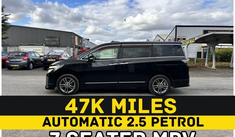 
								AUTOMATIC_7 Seater_2.5 Petrol_2012 Nissan Elgrand_45k Miles_12m MOT_Japan Import_Top Specs MPV_3 months Warranty_ full									