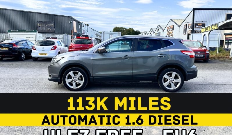 
								AUTOMATIC_1.6 Diesel ULEZ_2016 Nissan Qashqai_11m MOT_113k Miles_Sat-Nav_360 Cam_x2 Keys_3 months Warranty* full									
