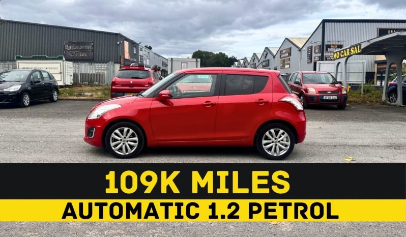 
								AUTOMATIC_1.2 Petrol_2014 Suzuki Swift_11m MOT_109k Miles_Srvc Hstry_Keyless_3m Warranty_3 months Warranty* full									