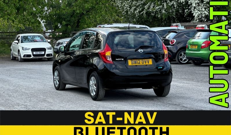 
								AUTOMATIC_1.2 Petrol_2012 Nissan Note_10m MOT_78k Miles_Sat-Nav_B’tooth_HD Rev Camera_x2 Keys_Japan Import_3 months Warranty* full									