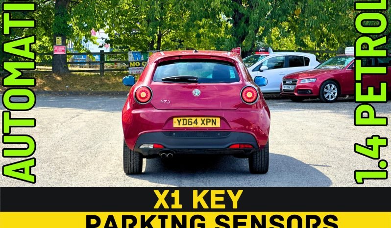 
								AUTOMATIC_1.4 Petrol_2014 Alfa Romeo Mito_12m MOT_78k Miles_Bluetooth_P-Snsrs_3 month Warranty_ full									