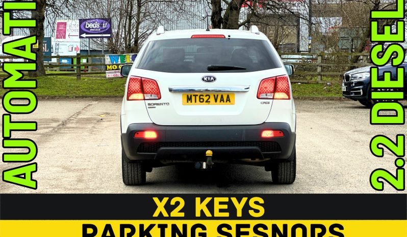 
								AUTOMATIC_7 Seater_4WD 2.2 Diesel_2012 Kia Sorento_109k Miles_12m MOT_New Engine fitted_Bluetooth_x2 Keys_ 3 months Warranty* full									
