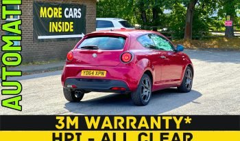 
									AUTOMATIC_1.4 Petrol_2014 Alfa Romeo Mito_12m MOT_78k Miles_Bluetooth_P-Snsrs_3 month Warranty_ full								