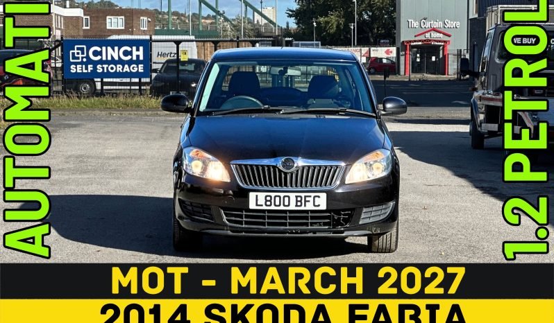 
								AUTOMATIC_1.2 Petrol_2014 Skoda Fabia_96k Miles_06m MOT_Srvc Hstry_P-Snsrs_3 months Warranty* full									