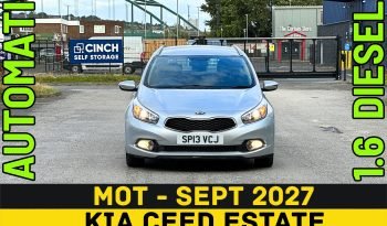 
									AUTOMATIC_1.6 Diesel_2013 Kia Ceed estate_89k Mile_12m MOT_B’tooth_Parking Sensors_3 months Warranty_ full								