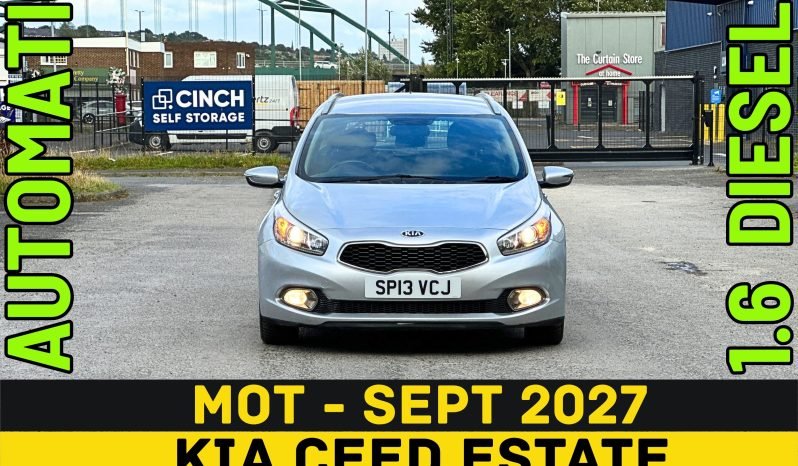 
								AUTOMATIC_1.6 Diesel_2013 Kia Ceed estate_89k Mile_12m MOT_B’tooth_Parking Sensors_3 months Warranty_ full									