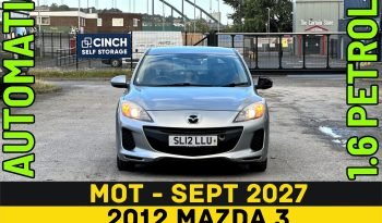 
									AUTOMATIC_1.6 Petrol_2012 Mazda 3_12m MOT_91k Miles_P-Snsrs_3m Warranty £50 full								