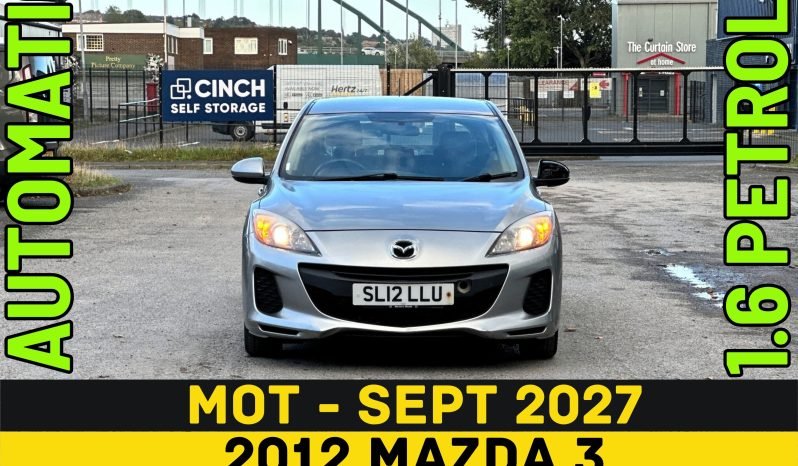 
								AUTOMATIC_1.6 Petrol_2012 Mazda 3_12m MOT_91k Miles_P-Snsrs_3m Warranty £50 full									