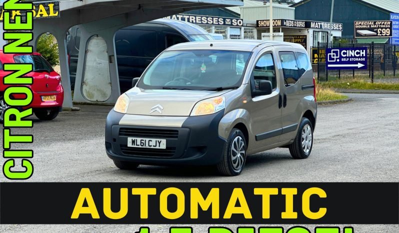 
								AUTOMATIC_1.3 Diesel 2011 Citroen Nemo_£35 Tax_8m MOT_78k Miles_P-Snsrs_PX 2 Clear PRICE_ full									