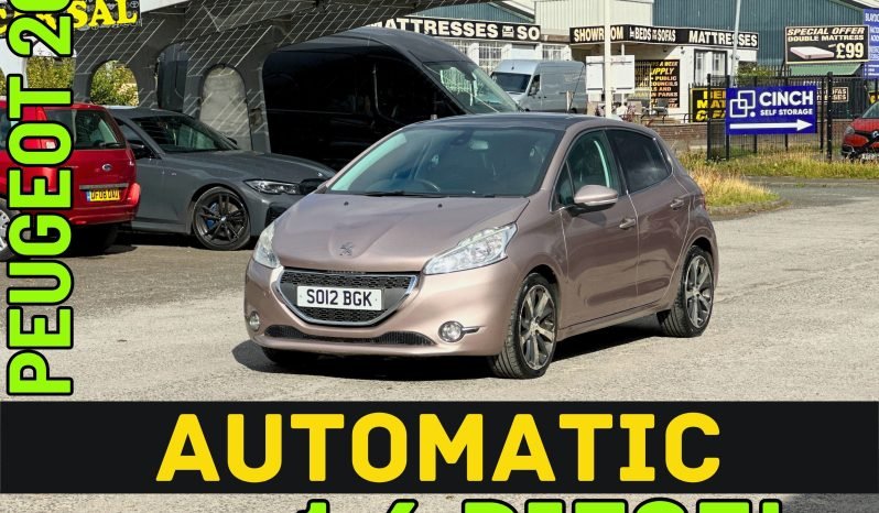 
								AUTOMATIC_1.6 Diesel_2012 Peugeot 208_£20 Tax_12m MOT_60k Miles_B’tooth_Sun-Roof_3m Warranty_ full									