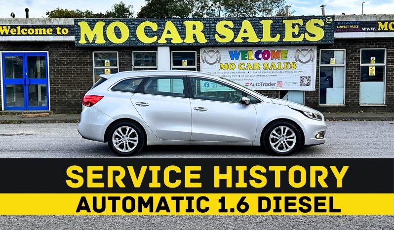 
								AUTOMATIC_1.6 Diesel_2013 Kia Ceed estate_89k Mile_12m MOT_B’tooth_Parking Sensors_3 months Warranty_ full									