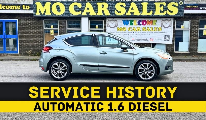 
								AUTOMATIC_1.6 Diesel_2012 DS-4_£35 Tax_10m MOT_97k Mile_Parking Snsrs_x2 Keys_3 months Warranty* full									