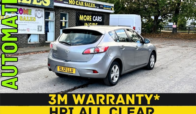 
								AUTOMATIC_1.6 Petrol_2012 Mazda 3_12m MOT_91k Miles_P-Snsrs_3m Warranty £50 full									