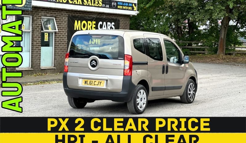 
								AUTOMATIC_1.3 Diesel 2011 Citroen Nemo_£35 Tax_8m MOT_78k Miles_P-Snsrs_PX 2 Clear PRICE_ full									