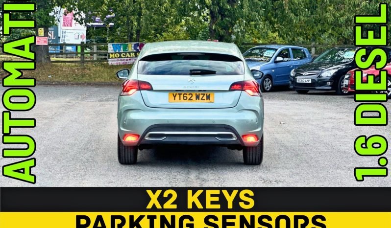 
								AUTOMATIC_1.6 Diesel_2012 DS-4_£35 Tax_10m MOT_97k Mile_Parking Snsrs_x2 Keys_3 months Warranty* full									