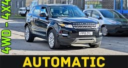 AUTOMATIC_2.2 Diesel 2015 Rang Rover Evoque_12m MOT_123k Miles_T-Belt DONE_Sat-Nav_Bluetooth_Full Leather_x2 Keys_3 months Warranty*