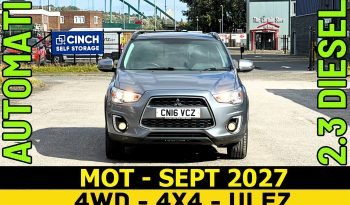 
									AUTOMATIC 4WD_2.2 DIESEL 2016 Mitsubishi ASX_ULEZ Free_12m MOT_126k Miles_Sat-Nav_RevCam_3 months Warranty* full								