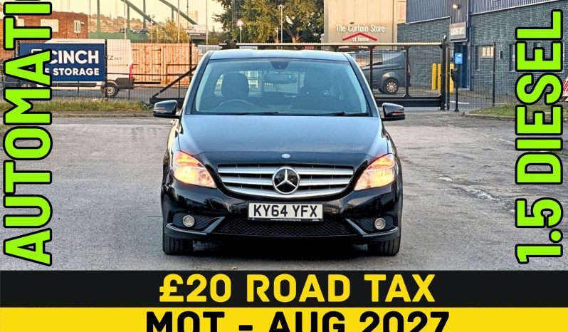 
								AUTOMATIC_1.5 Diesel 2014 Mercedes Benz B180_£20 Tax_10m MOT_110k Miles_Parking Sensors_3 months Warranty* full									