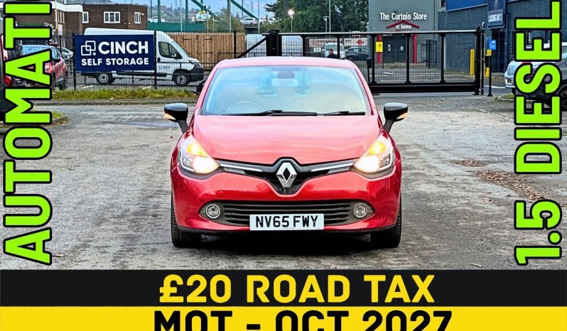 
								AUTOMATIC_1.5 Diesel_2015 Renault Clio_£20 Tax_12m MOT_94k Miles_Sat-Nav_Bluetooth_3 months Warranty* full									