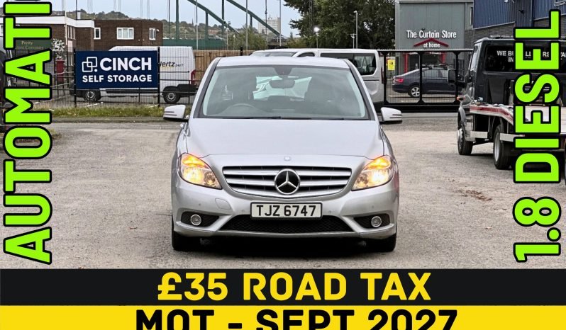 
								AUTOMATIC_1.8 Diesel 2012 Mercedes Benz B180_£35 Tax_11m MOT_110k Miles_New Engine_Bluetooth_Parking Sensors_3 months Warranty* full									