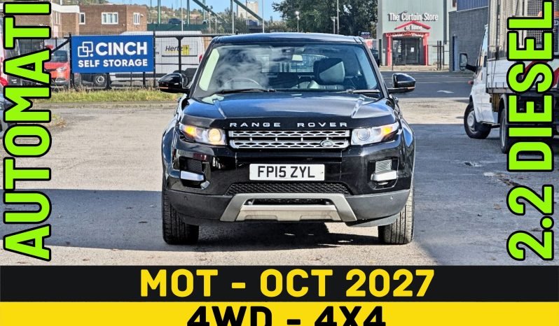 
								AUTOMATIC_2.2 Diesel 2015 Rang Rover Evoque_12m MOT_123k Miles_T-Belt DONE_Sat-Nav_Bluetooth_Full Leather_x2 Keys_3 months Warranty* full									