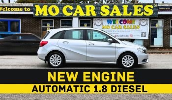 
									AUTOMATIC_1.8 Diesel 2012 Mercedes Benz B180_£35 Tax_11m MOT_110k Miles_New Engine_Bluetooth_Parking Sensors_3 months Warranty* full								