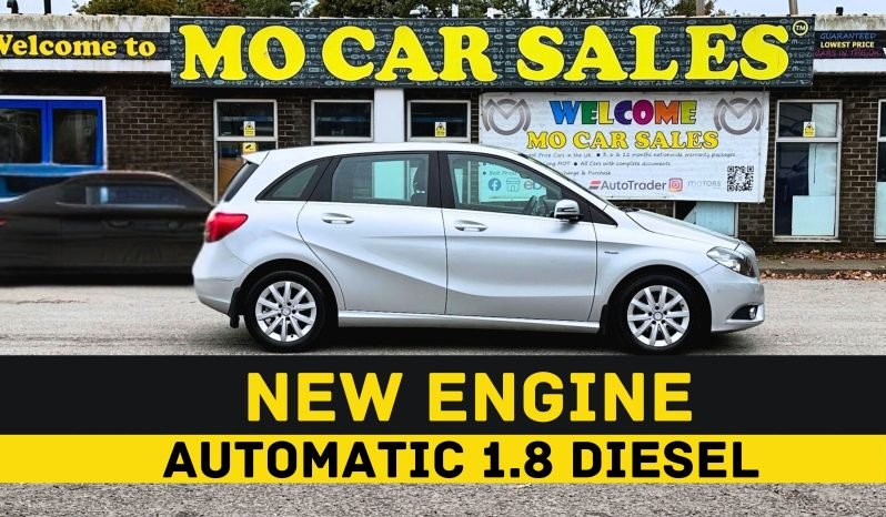 
								AUTOMATIC_1.8 Diesel 2012 Mercedes Benz B180_£35 Tax_11m MOT_110k Miles_New Engine_Bluetooth_Parking Sensors_3 months Warranty* full									