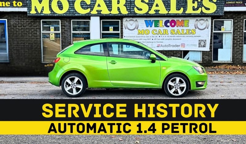 
								AUTOMATIC_1.4 Petrol_2014 Seat Ibiza FR_10m MOT_86k Miles_Nav & Bluetooth_x2 Keys_3 months Warranty* full									