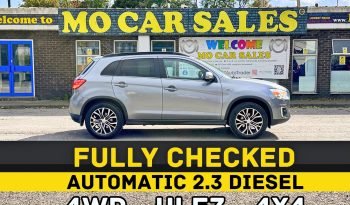 
									AUTOMATIC 4WD_2.2 DIESEL 2016 Mitsubishi ASX_ULEZ Free_12m MOT_126k Miles_Sat-Nav_RevCam_3 months Warranty* full								