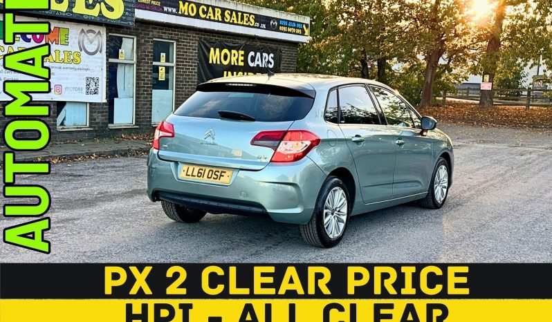 
								AUTOMATIC_1.6 Diesel_2011 Citroen C4_£20 Tax_06m MOT_77k Mile_P-Snsrs_PX 2 Clear PRICE full									