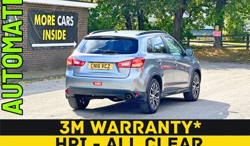 
								AUTOMATIC 4WD_2.2 DIESEL 2016 Mitsubishi ASX_ULEZ Free_12m MOT_126k Miles_Sat-Nav_RevCam_3 months Warranty* full									